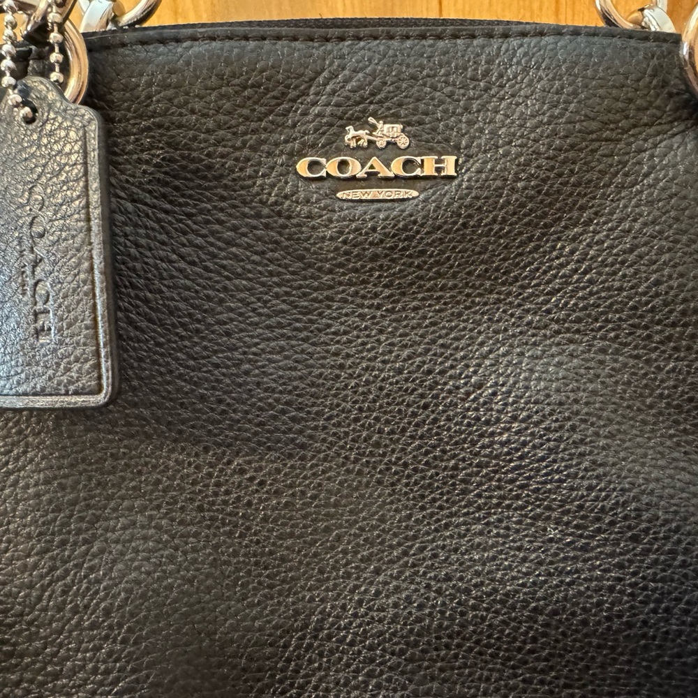 Black Coach Pebble Purse